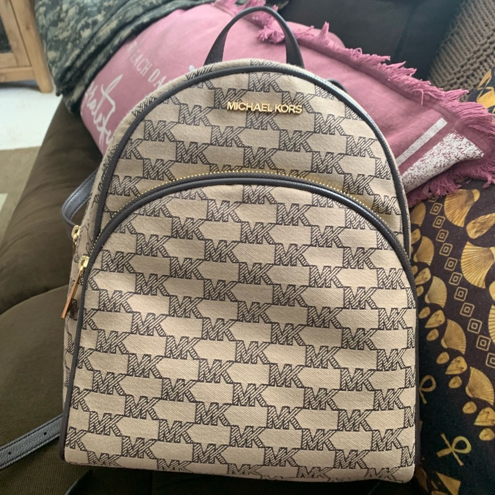 Michael Kors Brown Backpack Bag